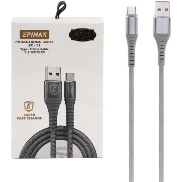 کابل شارژ تایپ سی پاراگلایدر Epimax EC-11 1.2M